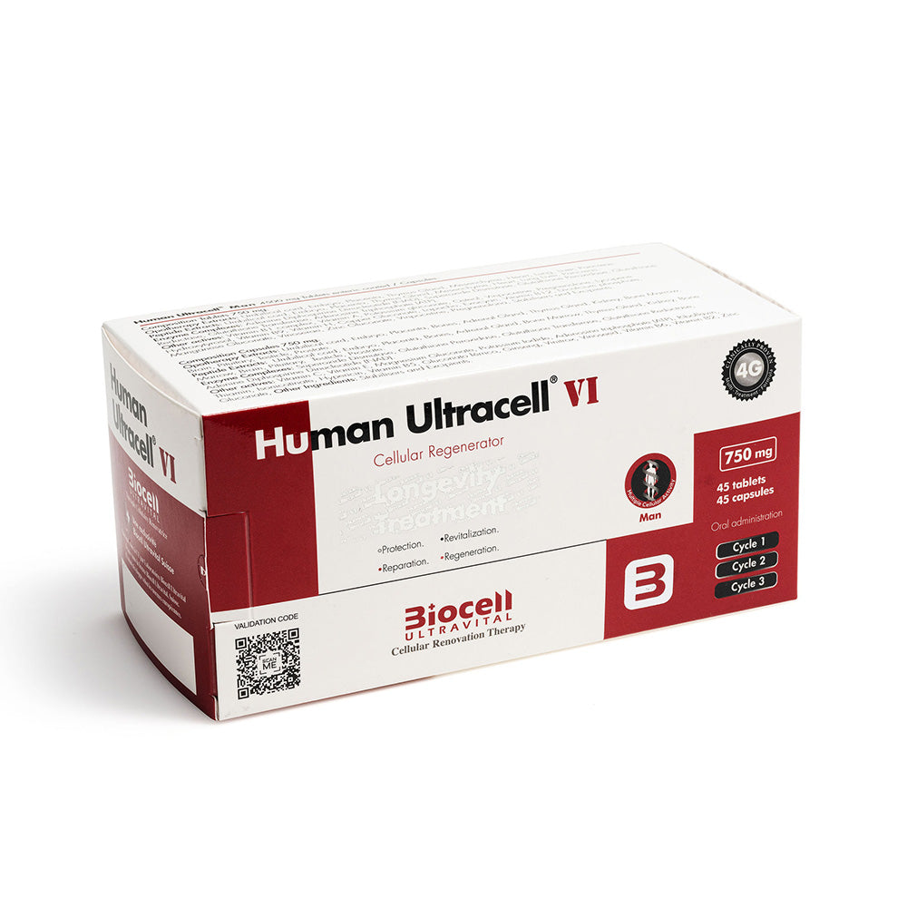 Human Ultracell VI Cellular Renovation Therapy for Men